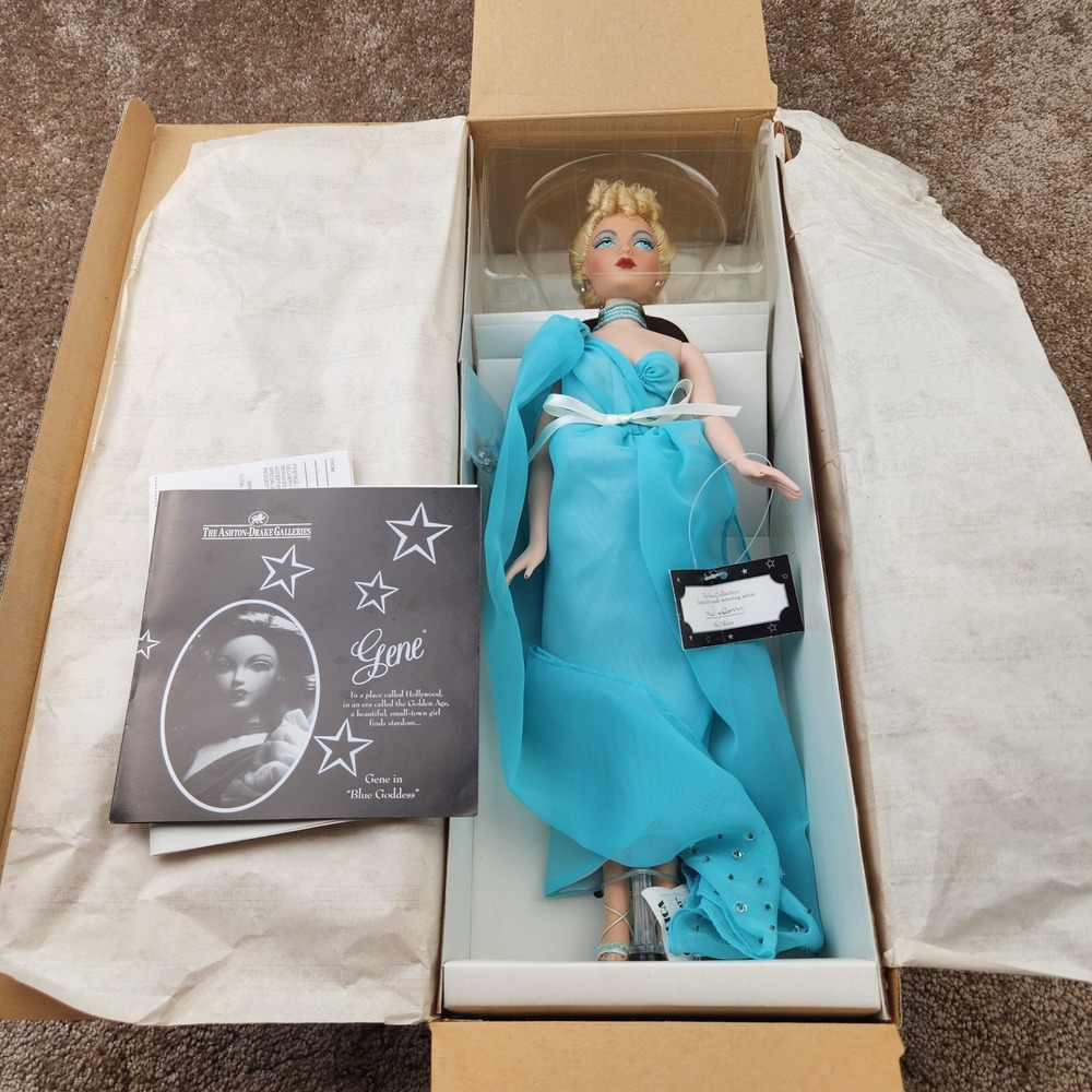 Ashton-Drake Gene Marshall Blue Goddess Doll Mel Odom COA Original Box 1995